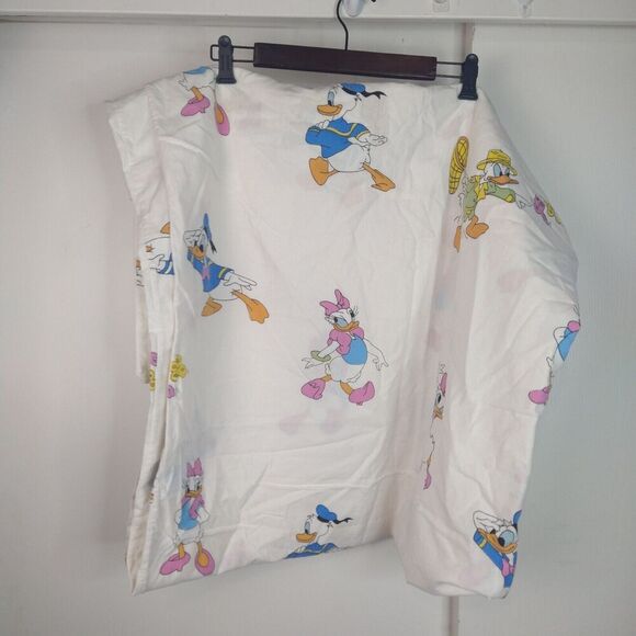 Vtg Disney Donald Duck Daisy Duck Child’s Duvet & Cover Full Bed Size 54” X 74” - Picture 1 of 5